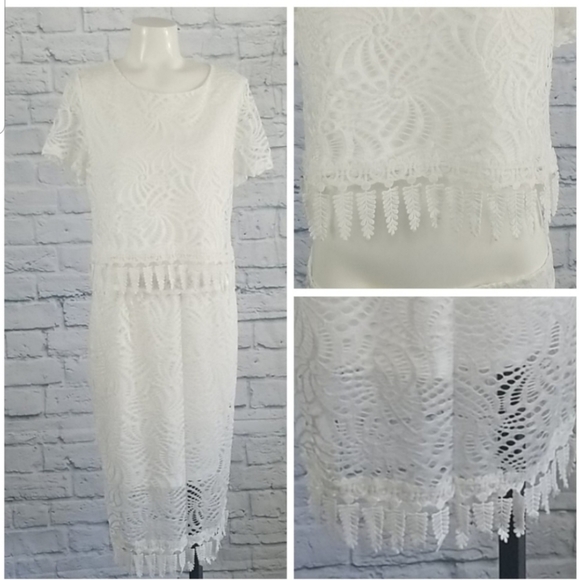 Embroidered Lace 2pc Skirt Set. - Picture 14 of 14